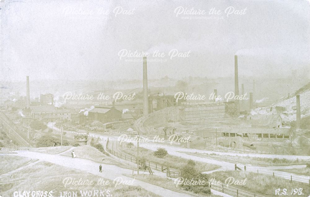 General View of the Foundry Works at Clay Cross Company, c 1910s ?