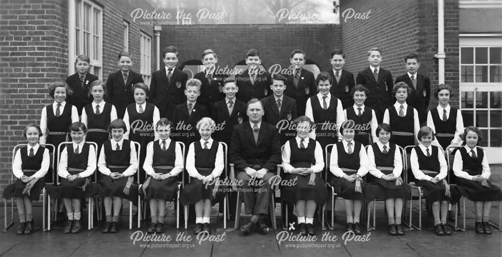 Class Photograph, Tupton Hall Grammar School, New Station Road, Tupton, 1958