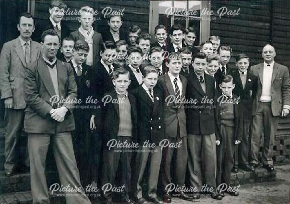 School photograph, Senior Boys School, Clay Cross, 1961