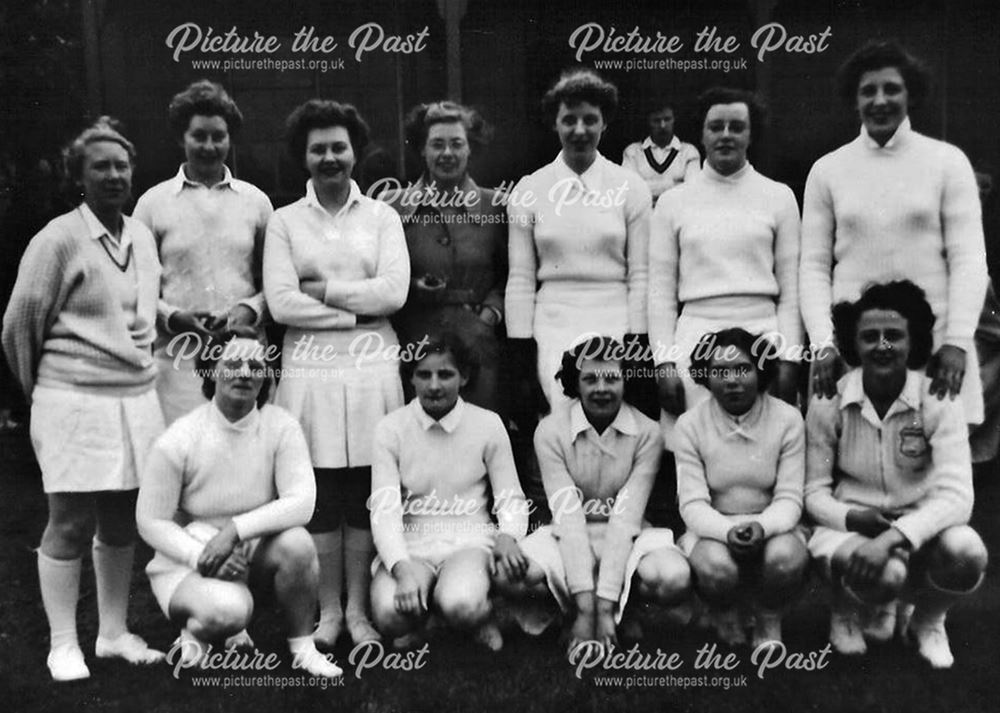 Great Longstone Ladies Cricket Team, The Recreation Ground, Great Longstone, 1954