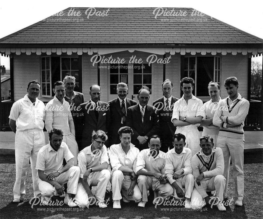 Great Longstone Cricket Team, The Recreation Ground, Great Longstone, 1958