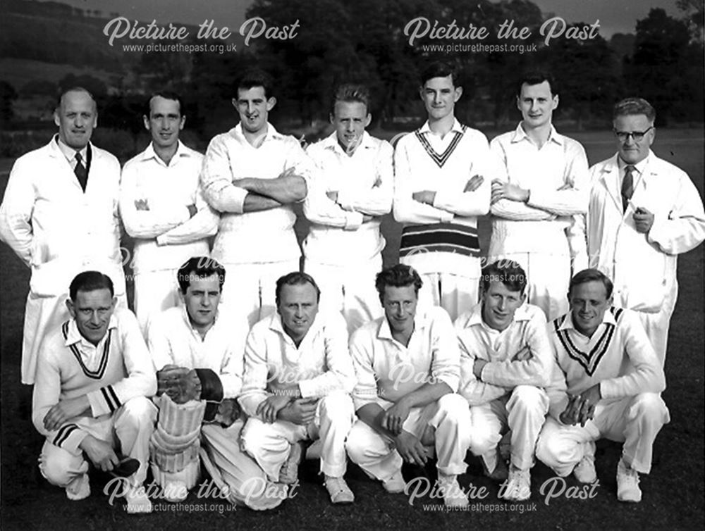 Great Longstone Cricket Team, The Recreation Ground, Great Longstone, 1961