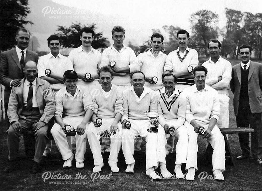 Great Longstone Cricket Team, The Recreation Ground, Great Longstone, 1962