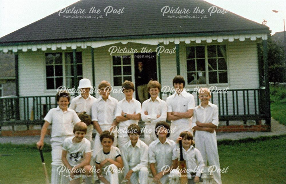 Great Longstone Junior Cricket Team, The Recreation Ground, Great Longstone, 1980