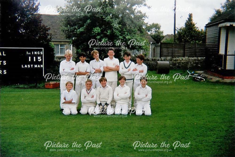 Great Longstone Junior Cricket Team, The Recreation Ground, Great Longstone, 1988