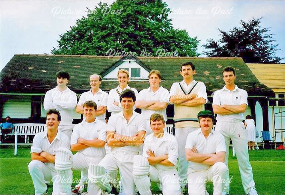 Great Longstone Cricket Team, The Recreation Ground, Great Longstone, 1990