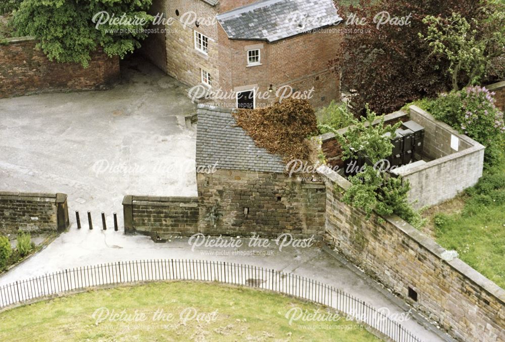 The end of Blind Lane, Wirksworth, c 1980s