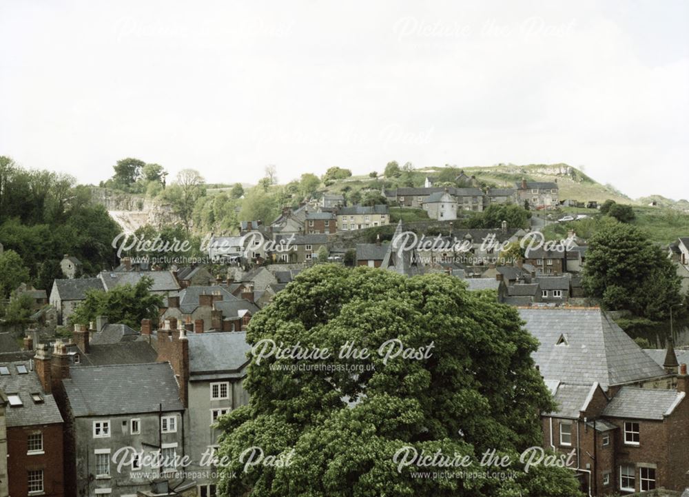 Looking up Green Hill, Wirksworth, c 1980s