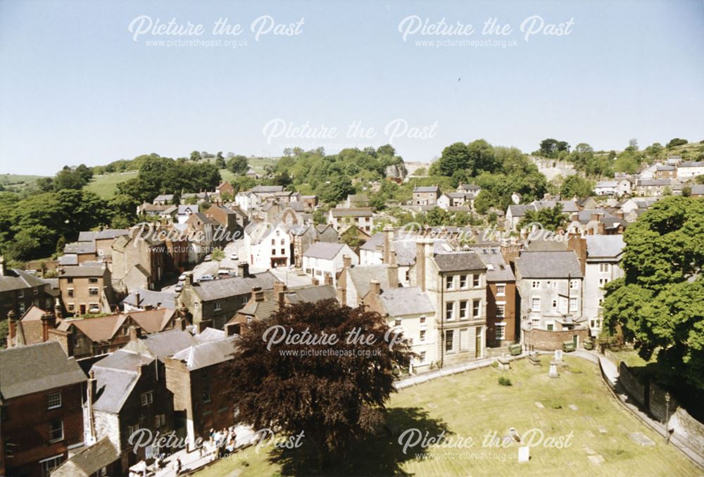 West End of St Mary's Churchyard, Wirksworth, 1980s