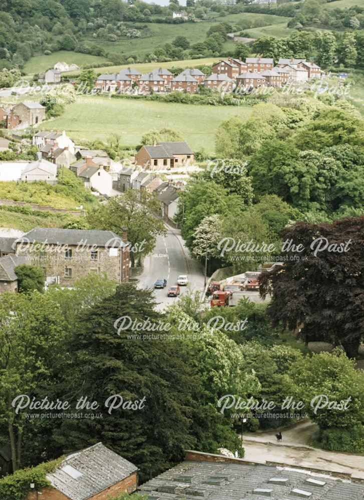 Looking towards King Edward Street and Wash Green, Wirksworth, c 1980s