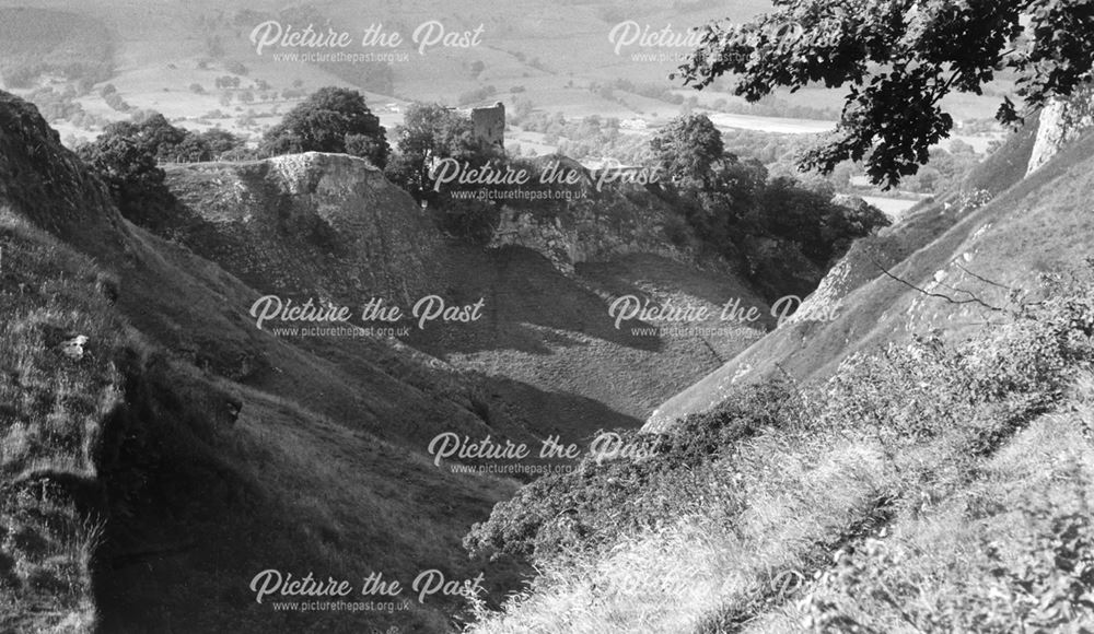 'Cave Dale and Peveril Castle', Castleton, c 1980s