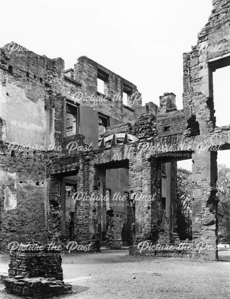 Interior Ruins of West Front of Sutton Scarsdale Hall, Hall Drive, Sutton Scarsdale, 2008