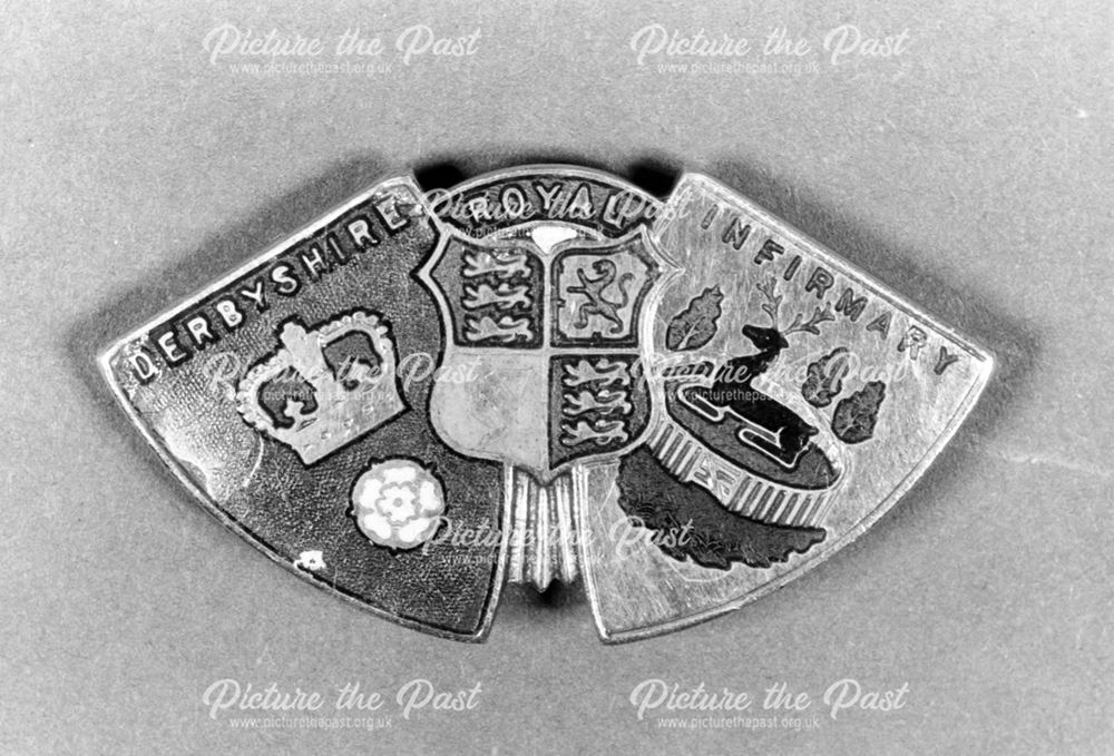 Badge of Derbyshire Royal Infirmary, 1975
