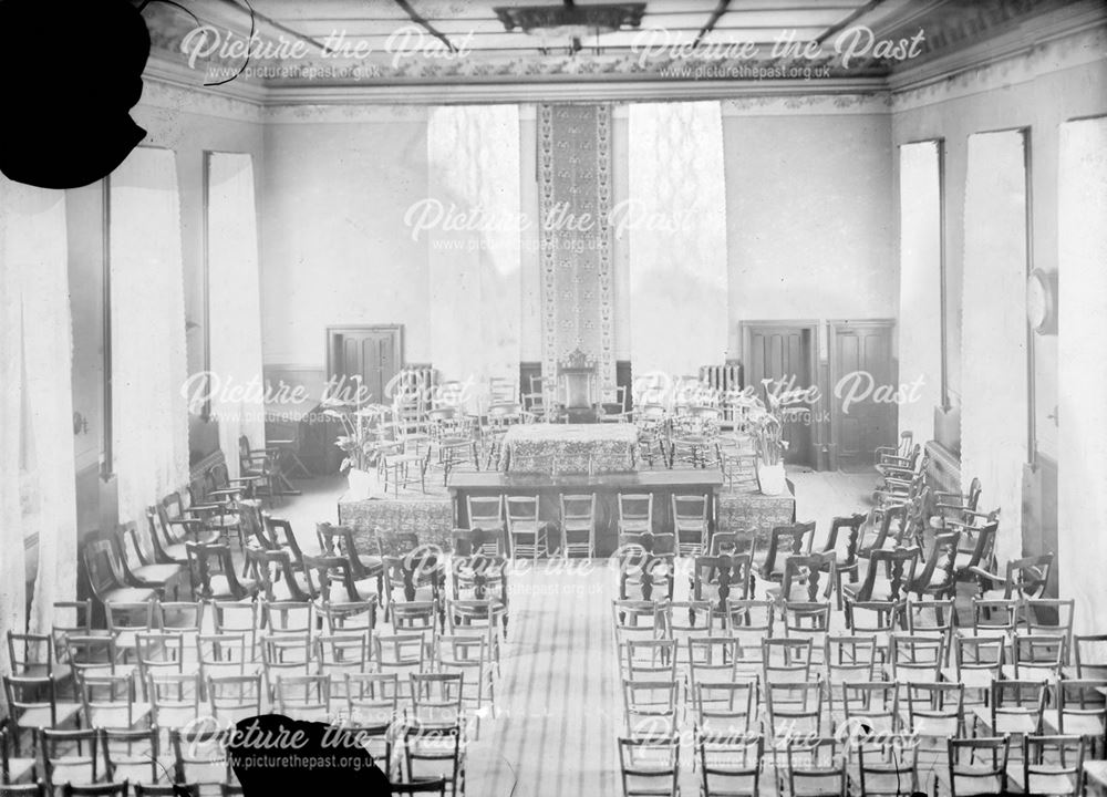 Council Chamber, Town Hall, Ilkeston, c 1900s ?