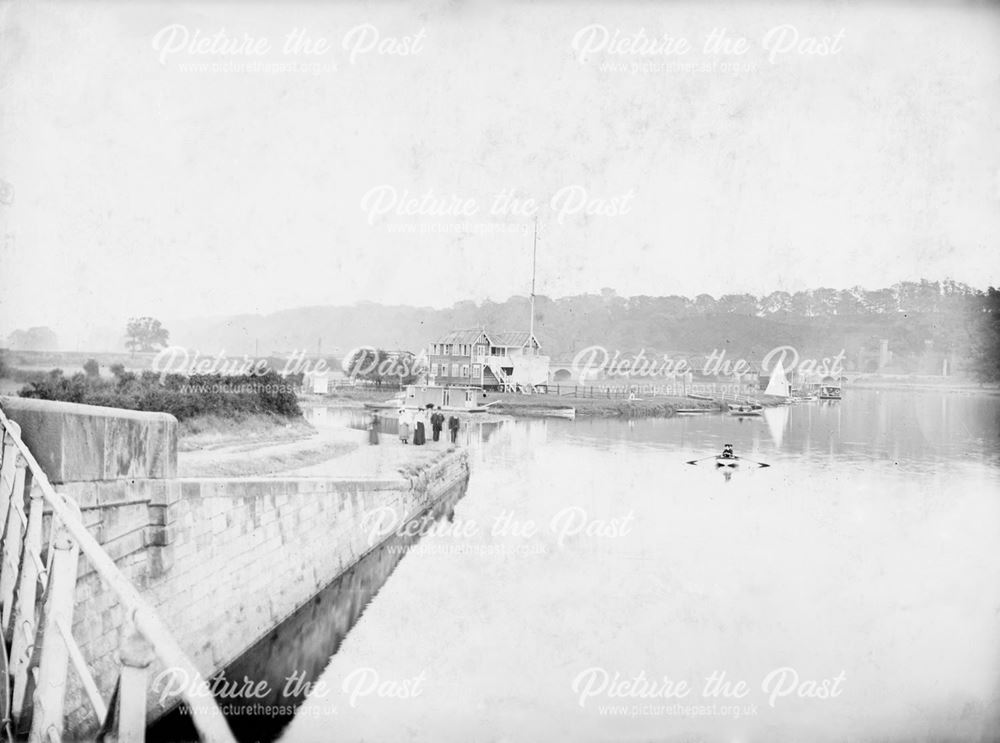 River Trent at Trentlock, c 1900s ?