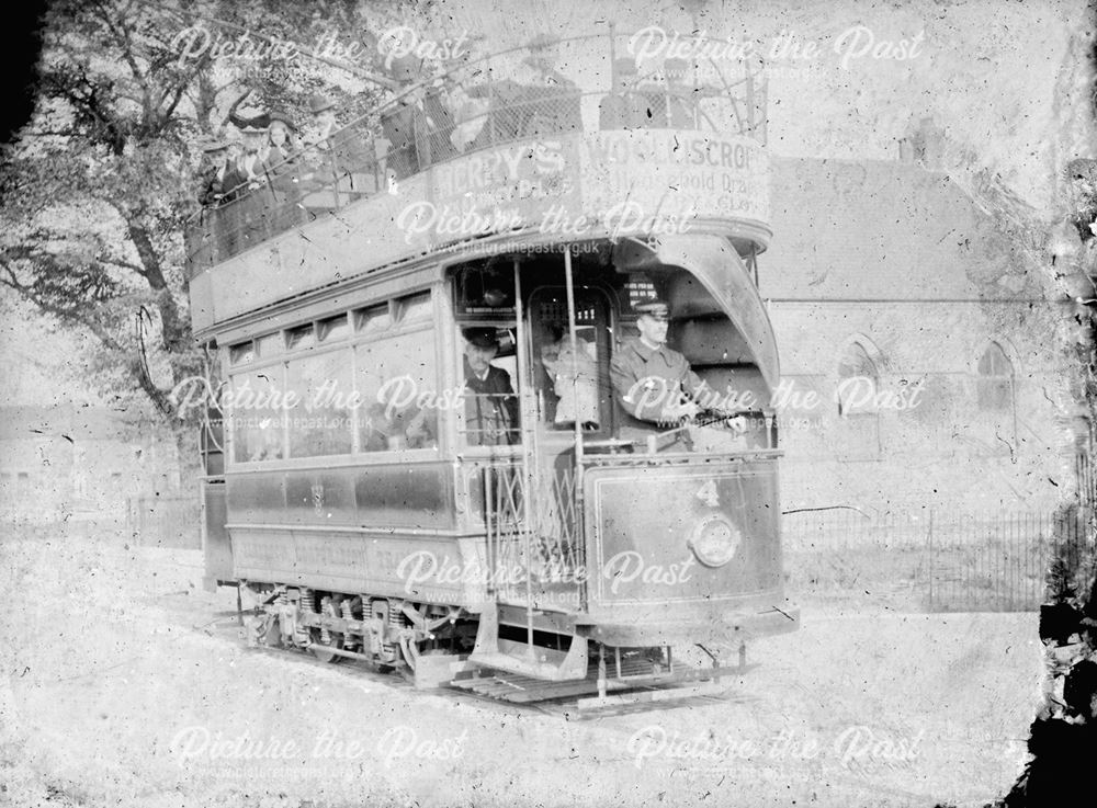 Ilkeston Corporation tramcar No 4, c 1910 ?