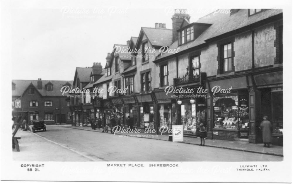 Market Place and Shops at Shirebrook