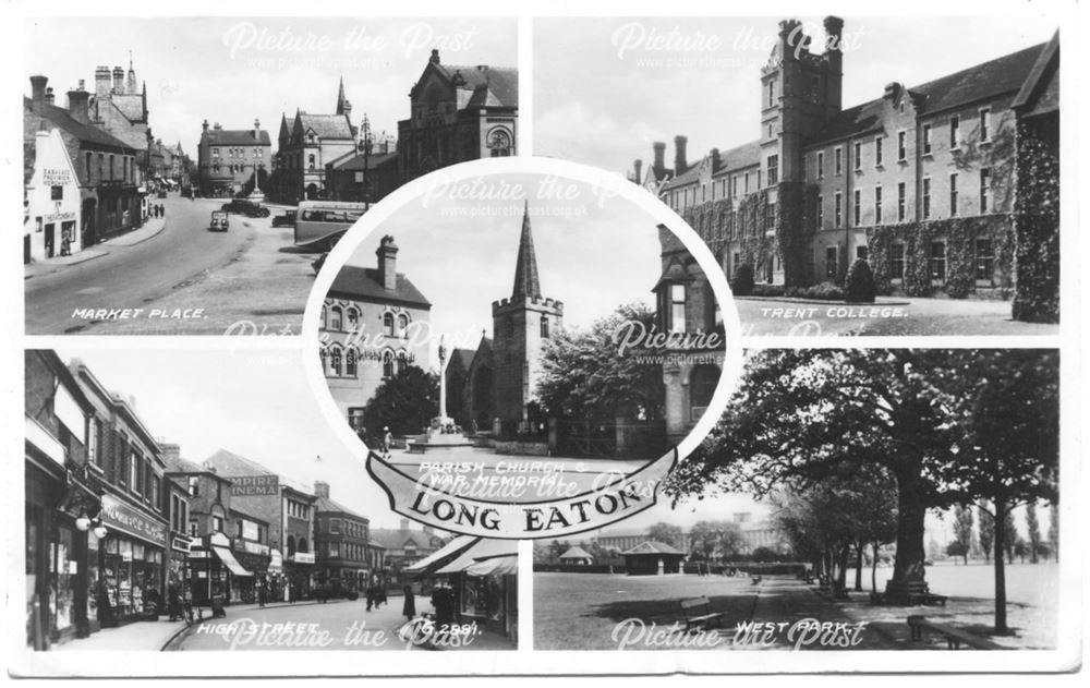 Five views of Long Eaton, c 1935