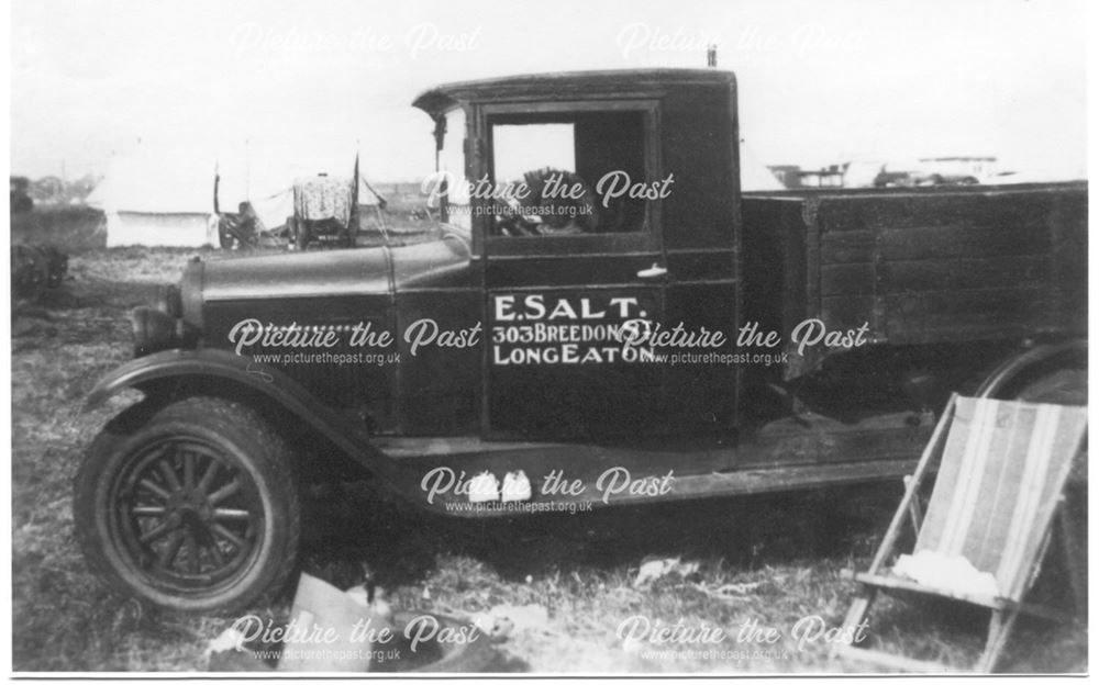 Truck belonging to E Salt, 303 Breedon Street, Long Eaton, c 1920s