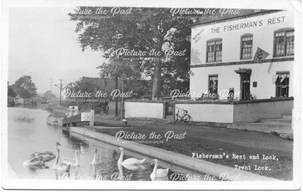 Fishermans Rest, Trent  Lock, Long Eaton, c 1950s