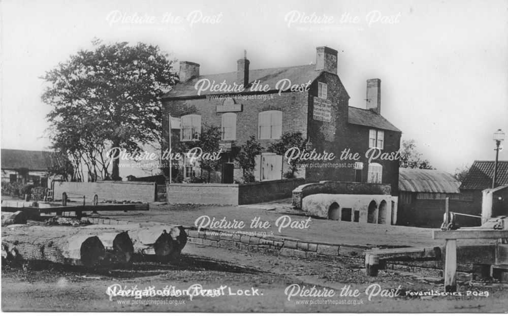 Erewash Navigation' Inn, Trent Lock, Long Eaton, c 1910s