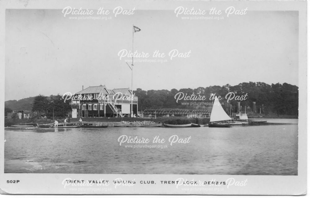 Trent Valley Sailing Club, Trent Lock, Long Eaton, c 1910s