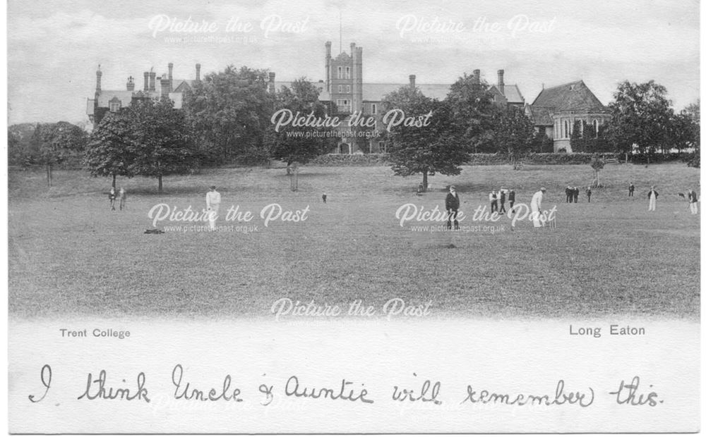 Trent College, Derby Road, Long Eaton, c 1900s