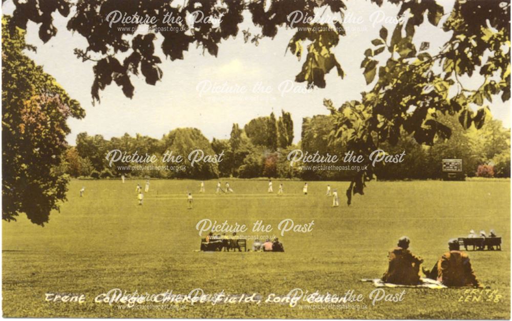 Cricket Field, Trent College, Long Eaton, c 1950s