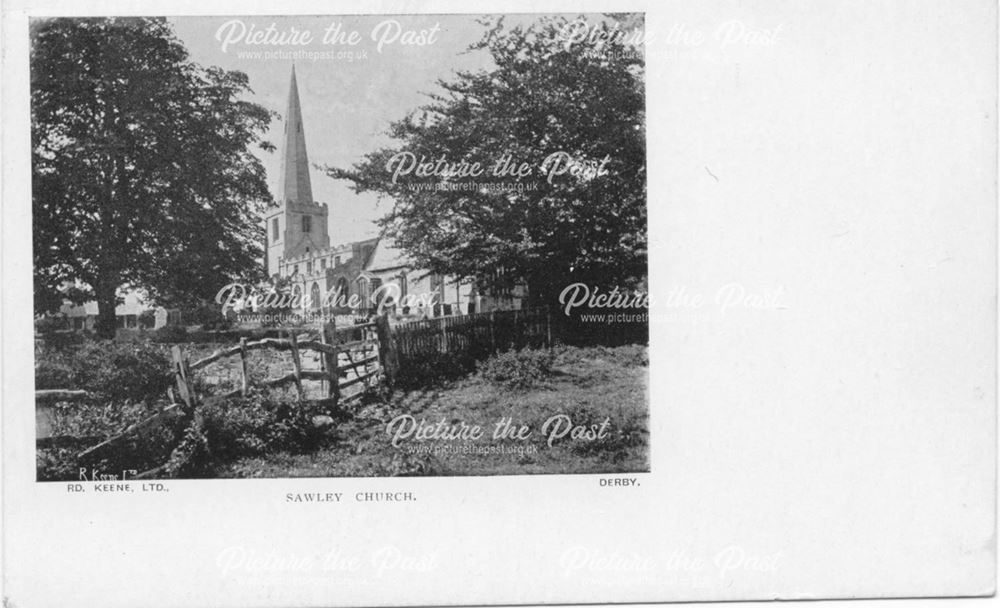 All Saints' Church, Sawley, c 1880s-90s