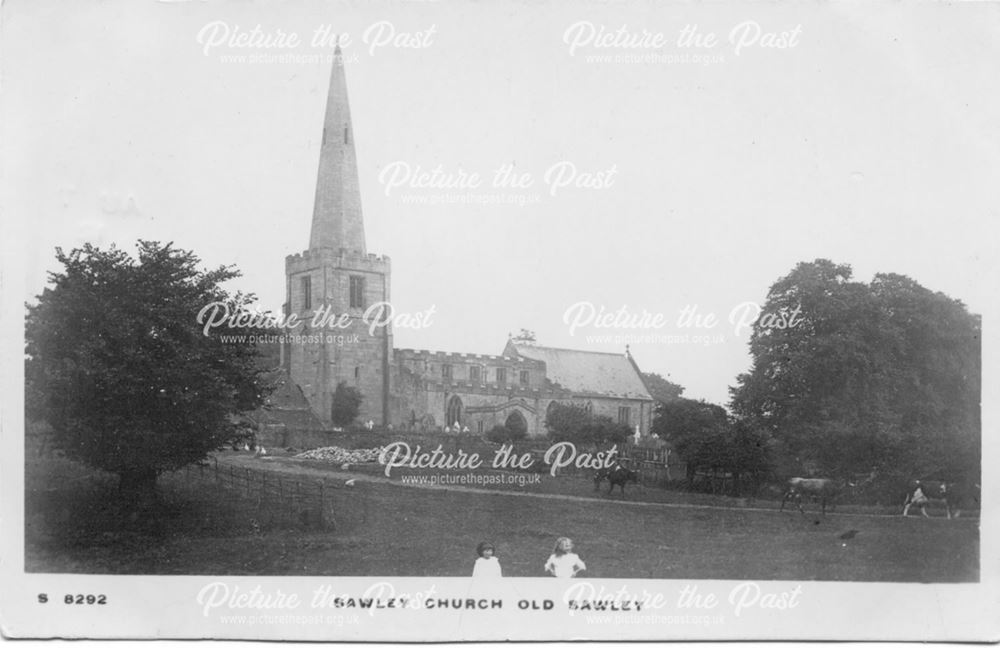 All Saints' Church, off Tamworth Road, Sawley, c 1910-15