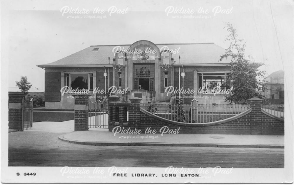 Free Library, Tamworth Road, Long Eaton, c 1906-10