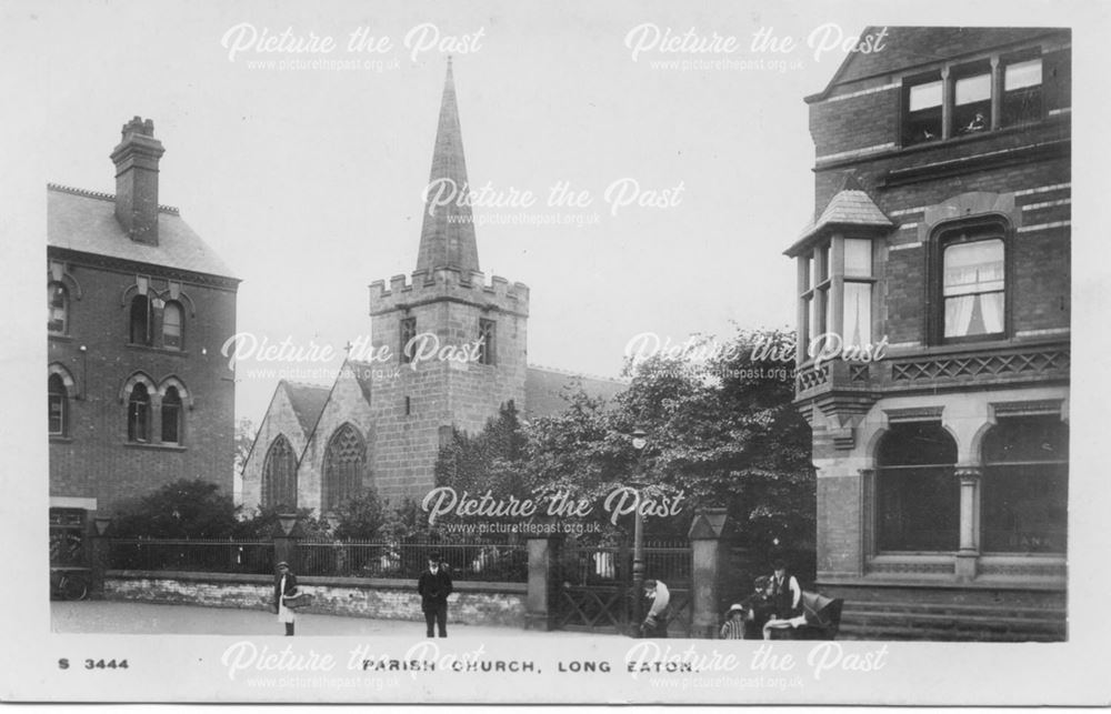 St. Laurence's Church, Market Place, Long Eaton, c 1910-15