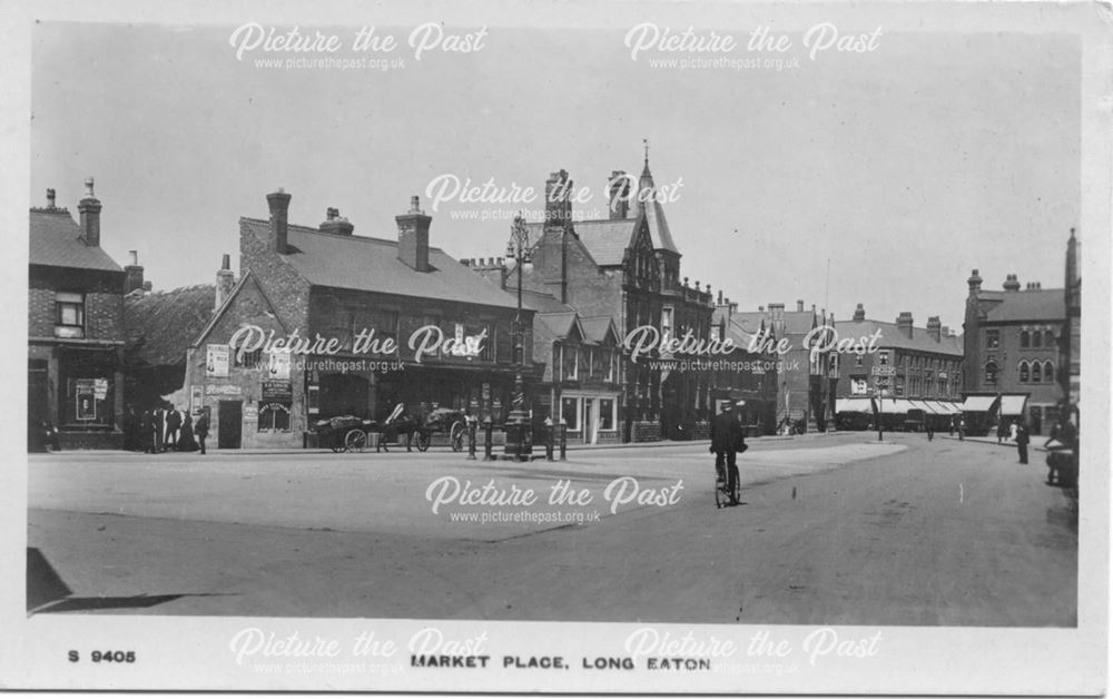 Market Place, Long Eaton, c 1910-15