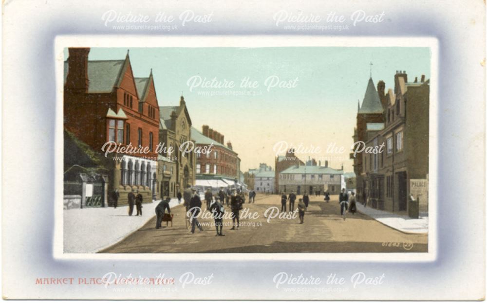 Market Place, Long Eaton, c 1905-1910