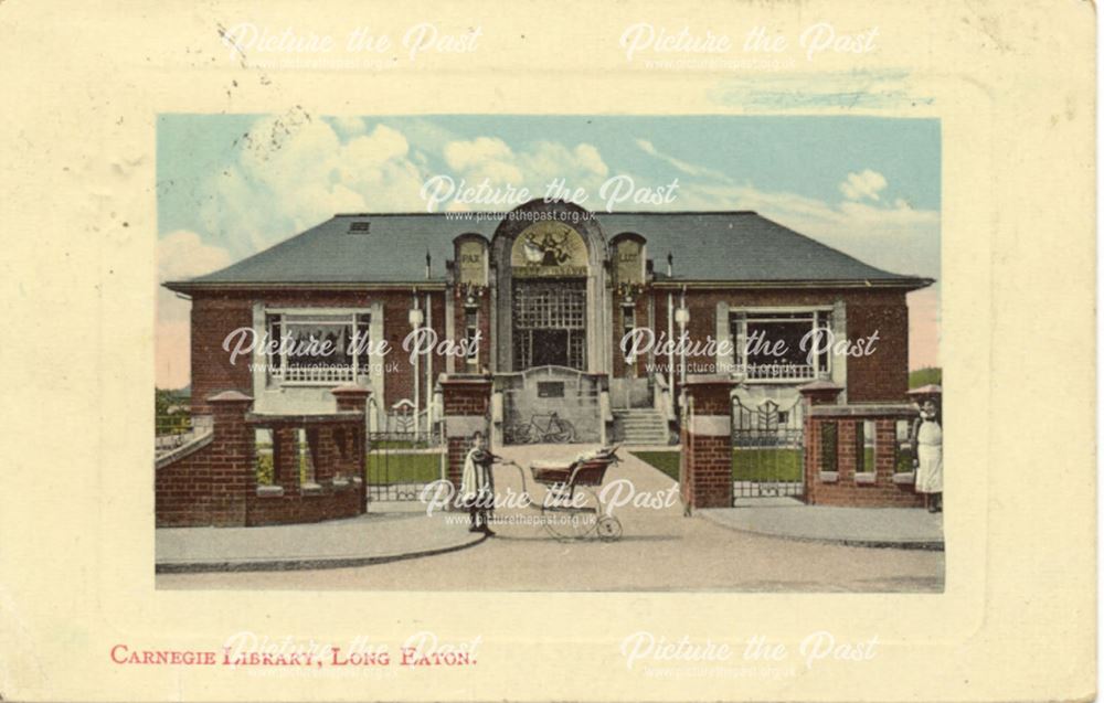 Carnegie Library, Tamworth Road, Long Eaton, c 1910s