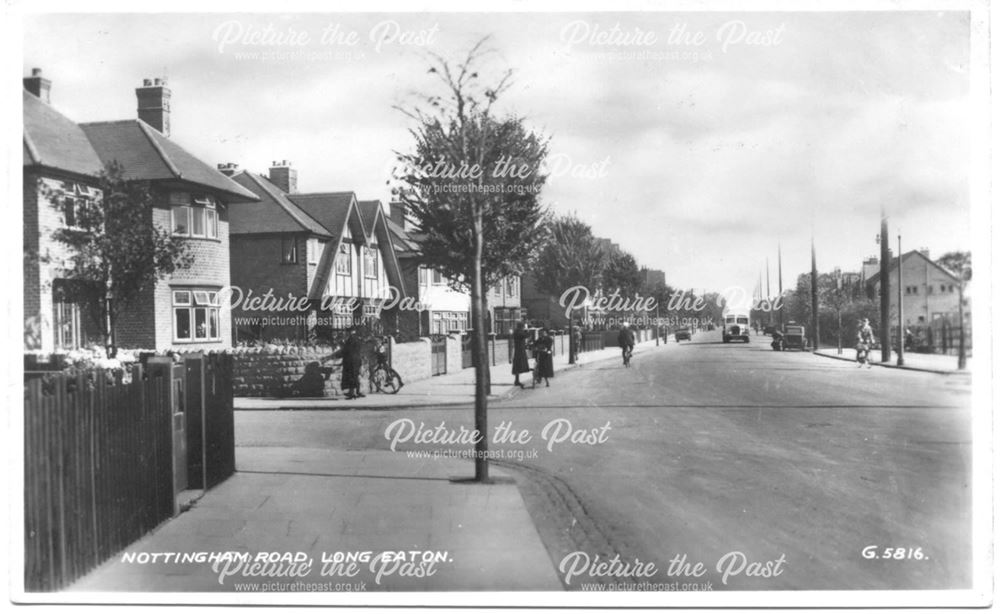 Nottingham Road, Long Eaton, c 1940s