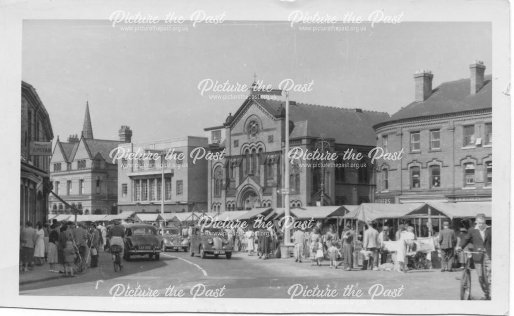 Market Place, Long Eaton, c 1930s