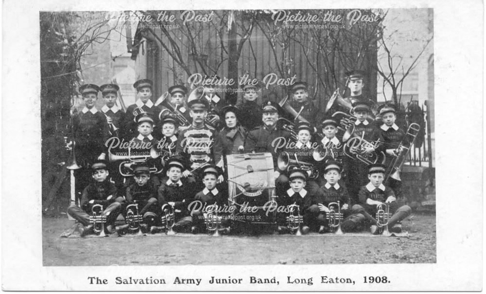 The Salvation Army Junior Band, Long Eaton, 1908