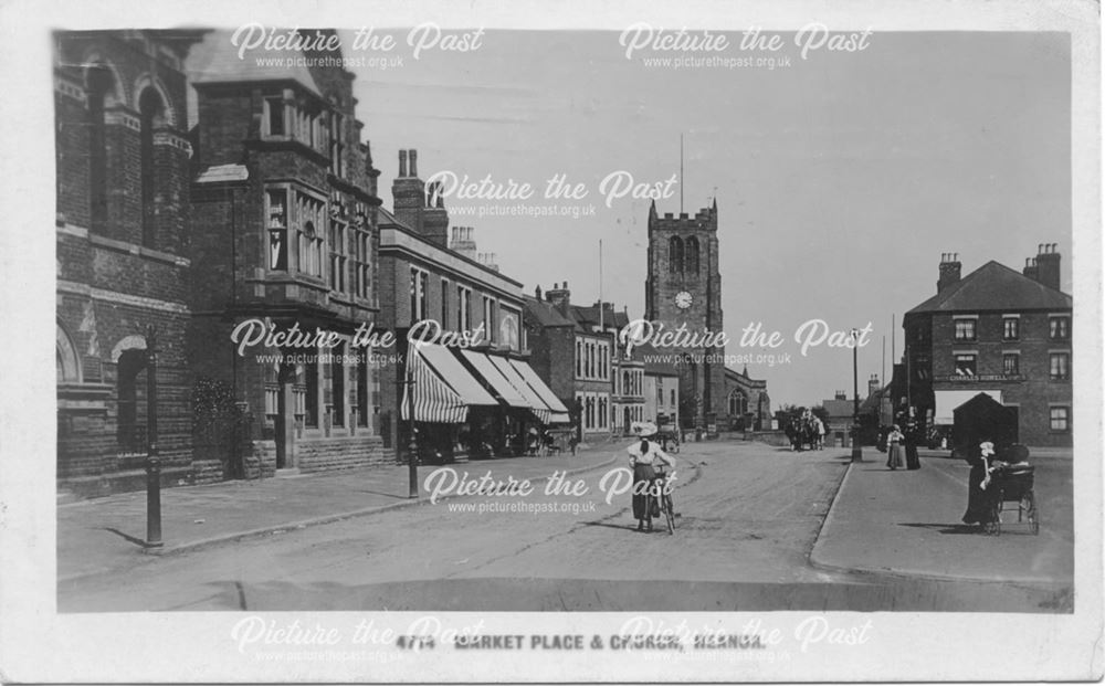 Market Place and Church, Heanor