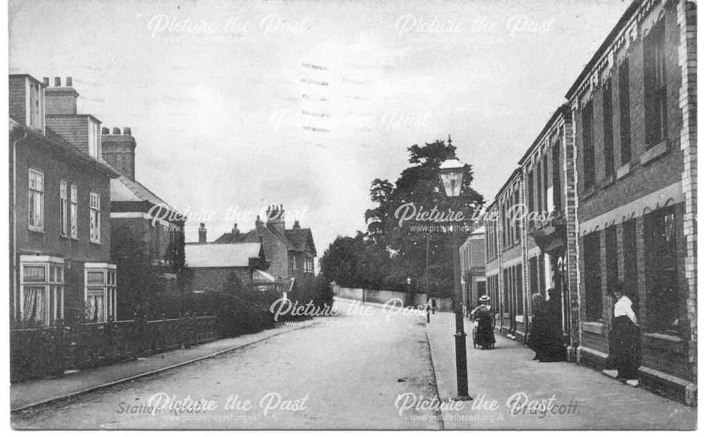 Station Road, Draycott, c 1900s