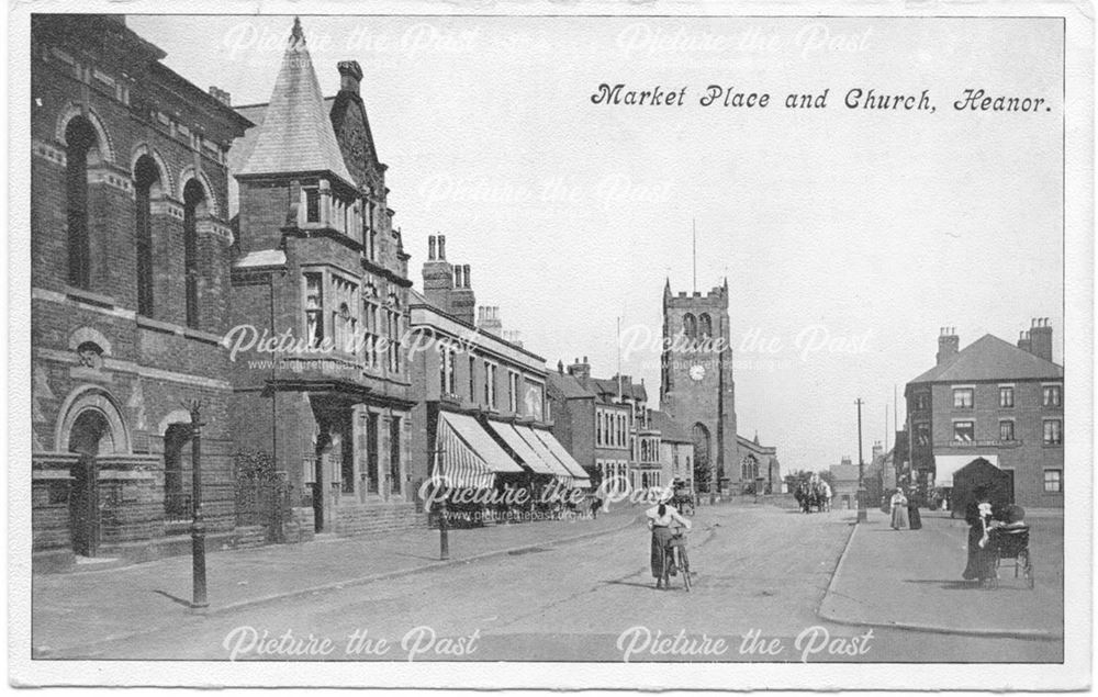 Market Place and Church, Heanor