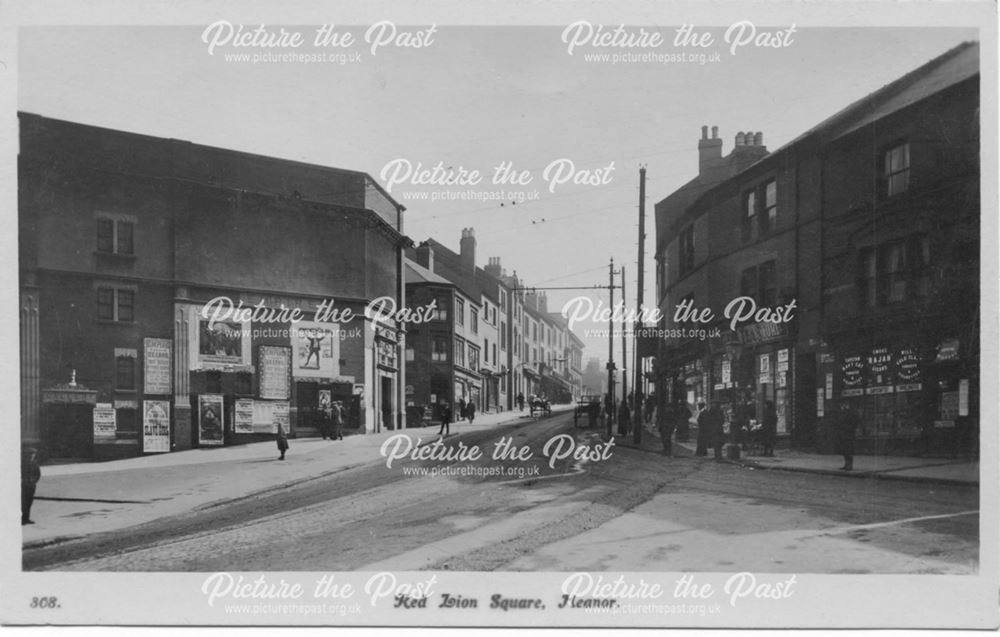 Market Street from Red Lion Square, Heanor, c 1915