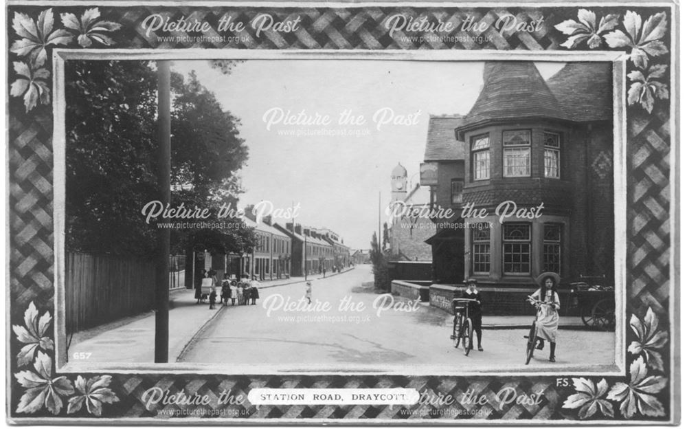 Station Road, Draycott, c 1900