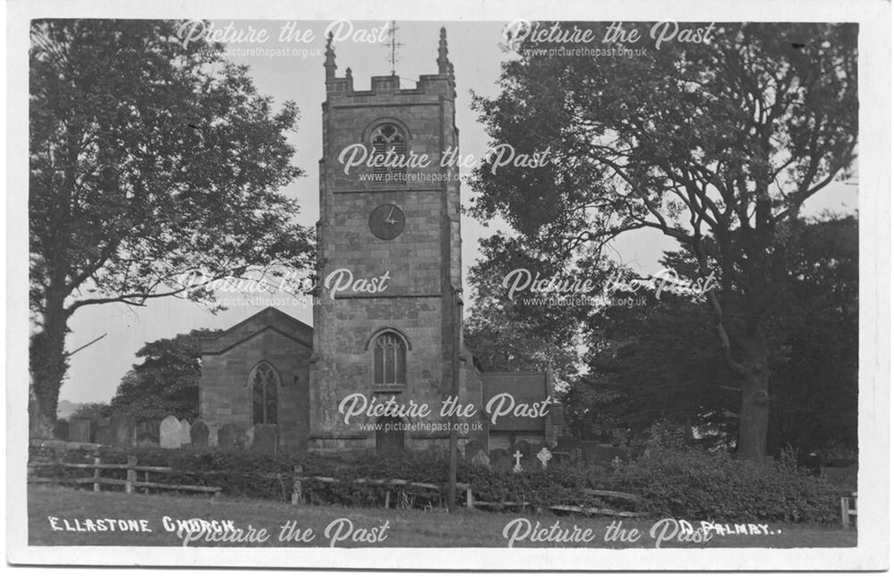 St Peter's Church, Church Lane, Ellastone, c 1900