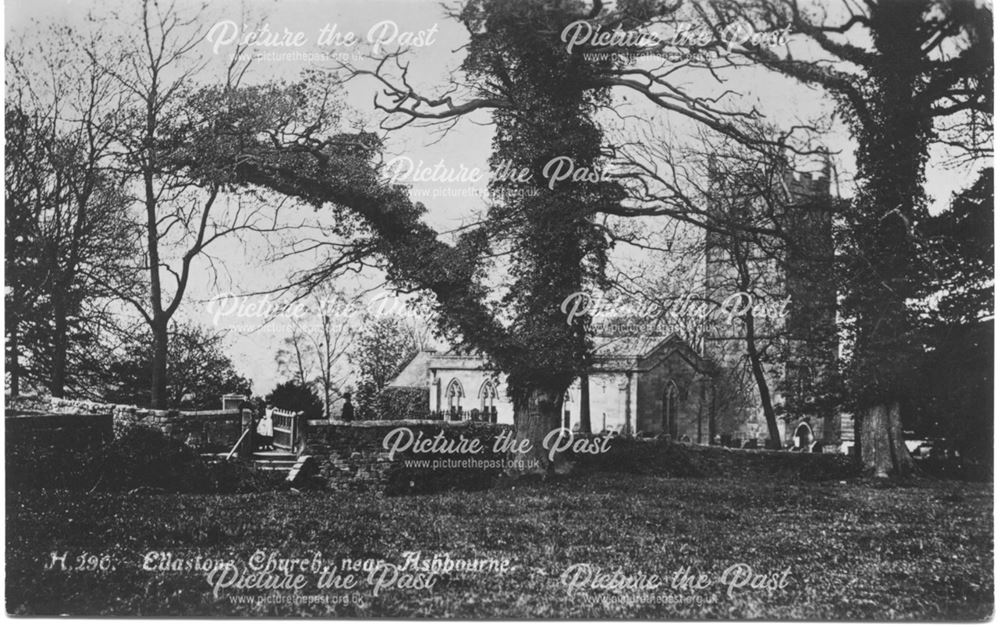 St Peter's Church, Church Lane, Ellastone, c 1900