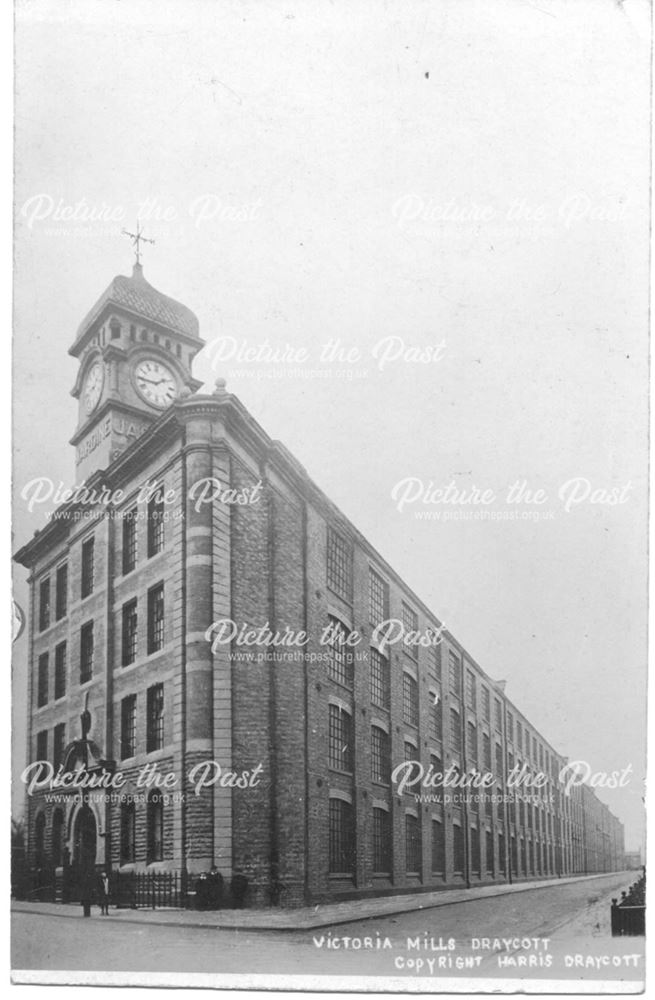 Victoria Mills, Station Road, Draycott, c 1907