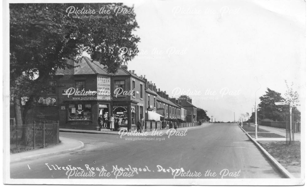 Ilkeston Road at Breach Road Junction, Marlpool, c 1920s