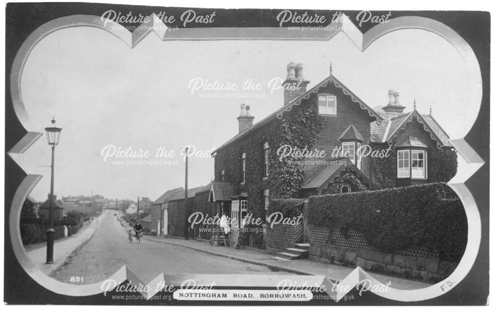 Nottingham Road, Borrowash, c 1900s