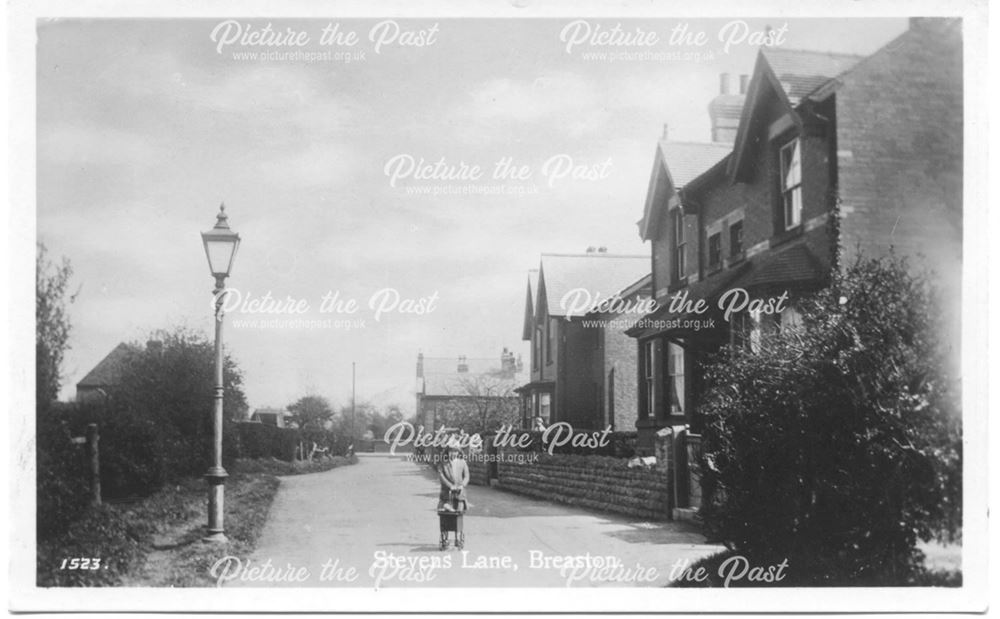 Ward's Lane, Breaston, c 1931