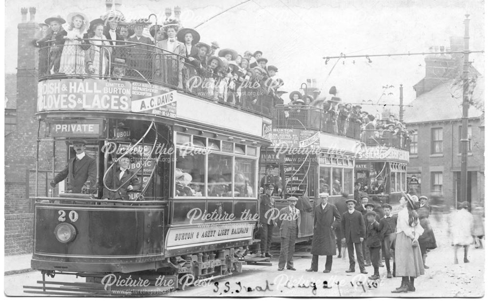Trams on Burton and Ashby Light railway - maybe an outing?